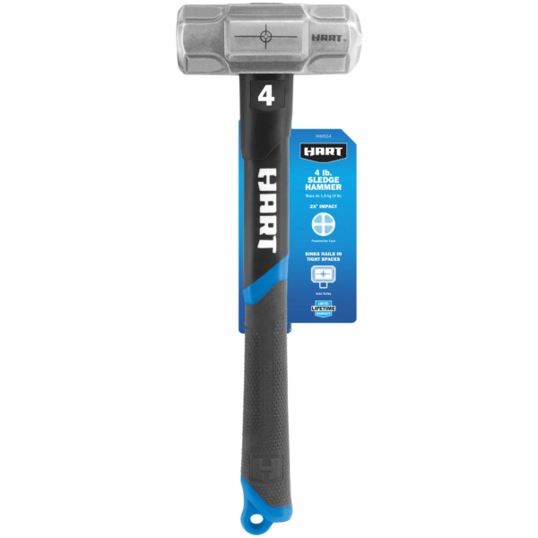 4-Pound Sledge Hammer, Fiberglass Handle, New Condition - Image 2