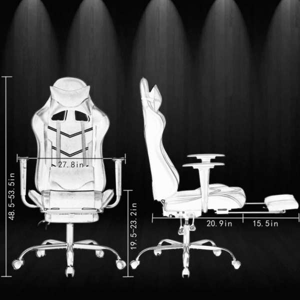 Adjustable & Ergonomic Swivel Gaming Chair, Camo - Image 6