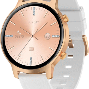 Smart Watches for Women Men 1.3" Touch Screen Smart Watch for Android Phones Waterproof Fitness Watch Heart Rate Monitor Sleep Tracker Pedometer Activity Tracker Smartwatch for Ios Android