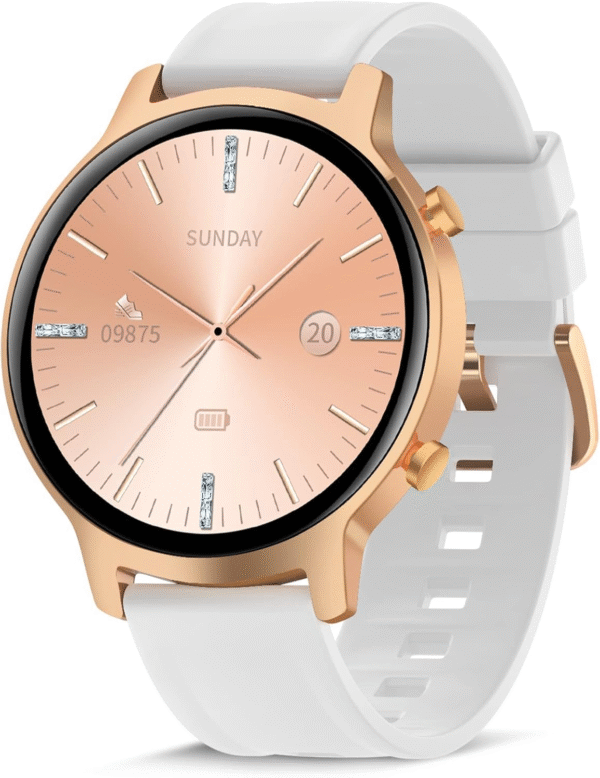 Smart Watches for Women Men 1.3" Touch Screen Smart Watch for Android Phones Waterproof Fitness Watch Heart Rate Monitor Sleep Tracker Pedometer Activity Tracker Smartwatch for Ios Android