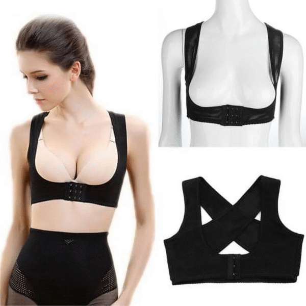 Posture Corrector Lightweight Breathable Posture Corrector Brace, M - Image 2