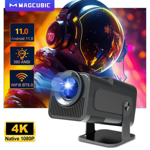 Magcubic 4K Android 11 Projector Native 1080P 390ANSI HY320 Dual Wifi6 BT5.0 1920*1080P Cinema Portable Projetor Upgrated HY300 - Image 2