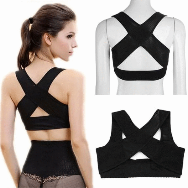 Posture Corrector Lightweight Breathable Posture Corrector Brace, M - Image 8