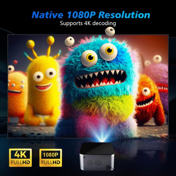 Magcubic 580ANSI Projector Android 11 4K 1080P Wifi6 Voice Control Allwinner H713 Electronic Focus BT 5.0 Home Cinema HY350 Pro - Image 3