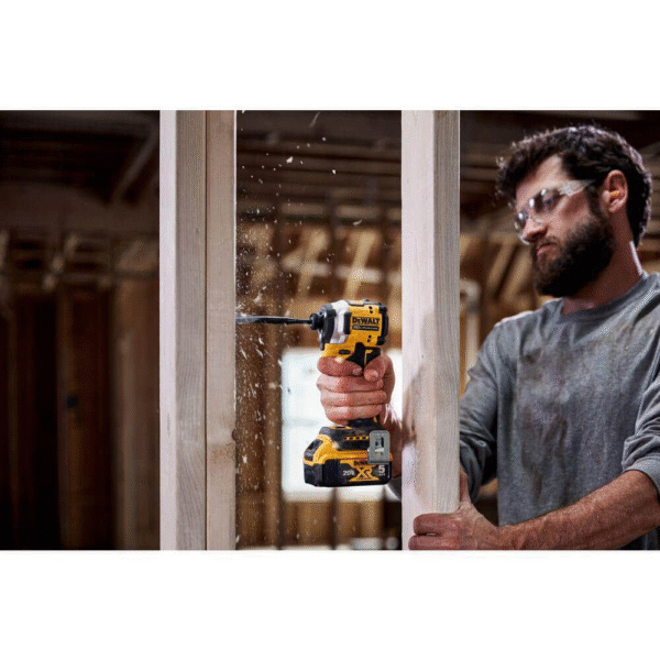 ATOMIC 20V MAX Lithium-Ion Cordless 1/4 In. Brushless Impact Driver Kit, 5 Ah Battery, Charger, and Bag - Image 11