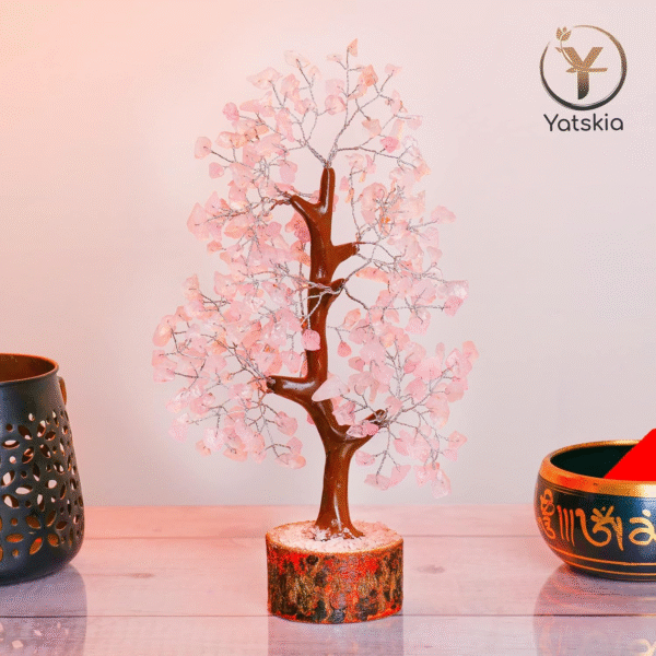 Rose Quartz Crystal Tree - Bonsai Tree of Life - Pink Room Decor - Spiritual Decor - Desk Decorations for Women Office - Gemstones and Crystals - Stones and Crystals - Money Tree - Good Luck Charms - Image 7