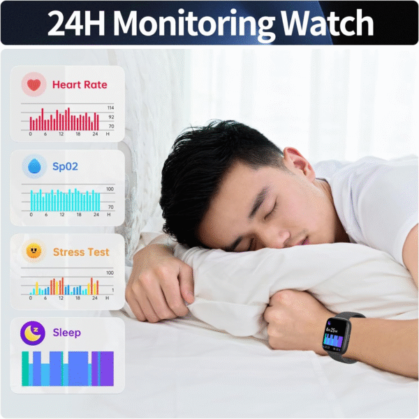 Smart Watch, Fitness Tracker Smart Watches, Activity Monitor Smart Watch for Men Women - Image 4