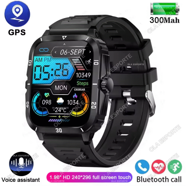 Original Men Smart Watch Bluetooth Call GPS BT Call Fitness Clock 3ATM IP68 Waterproof Sports Smartwatch for Xiaomi Android 2025 - Image 12