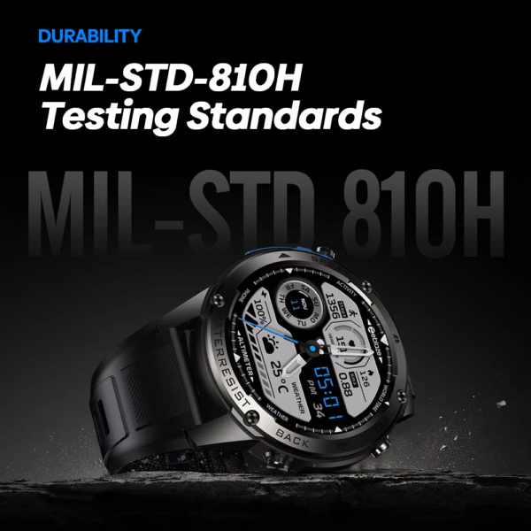 New Zeblaze Stratos 2 Ultra GPS Smart Watch Built-In Compass Barometric Altimeter Dual-Band GNSS Voice Calling Smartwatch 10 ATM - Image 5