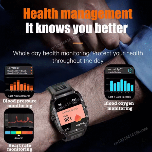 Original Men Smart Watch Bluetooth Call GPS BT Call Fitness Clock 3ATM IP68 Waterproof Sports Smartwatch for Xiaomi Android 2025 - Image 4