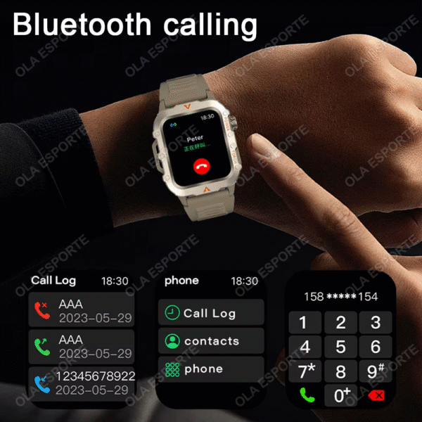 2025 Smartwatch for XIAOMI New GPS Smart Watch Men 2.01 Inch HD Display GPS & Make/Receive Phone Calls 400Mah Battery Braceletes - Image 4