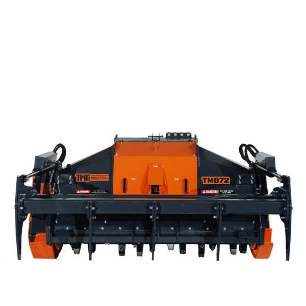 70" Forestry Brush Mulcher, Category 2 Hookup, Widia Cutting Teeth, 70-110 HP Tractors, 3-PTO Shaft Included, TMG-TMB72 - Image 4