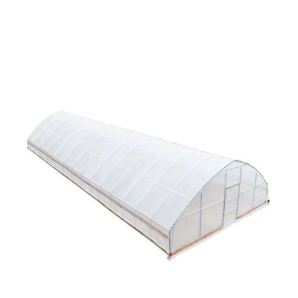 25’ X 60’ Tunnel Greenhouse Grow Tent W/6 Mil Clear EVA Plastic Film, Cold Frame, Hand Crank Roll-Up Sides, Peak Ceiling Roof, TMG-GH2560 - Image 9
