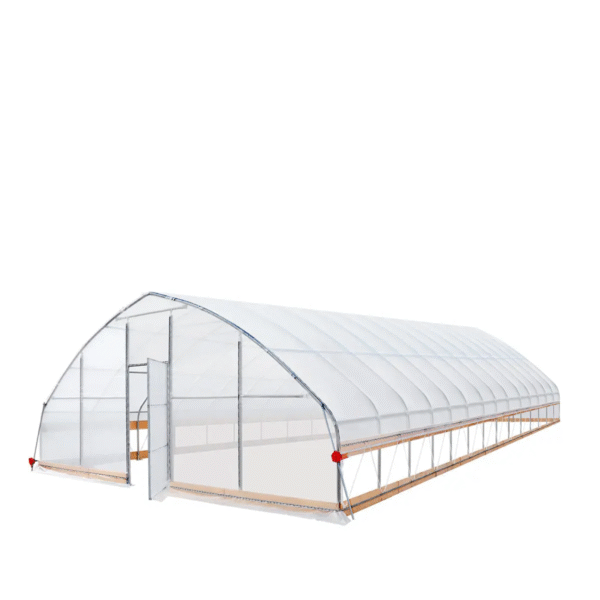 25’ X 60’ Tunnel Greenhouse Grow Tent W/6 Mil Clear EVA Plastic Film, Cold Frame, Hand Crank Roll-Up Sides, Peak Ceiling Roof, TMG-GH2560 - Image 6