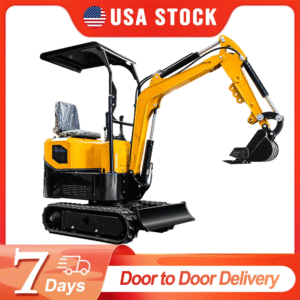 USA Stock Mini Excavator 1Ton Hydraulic Crawler Excavator EPA Certified Small Digger Door to Door Delivery