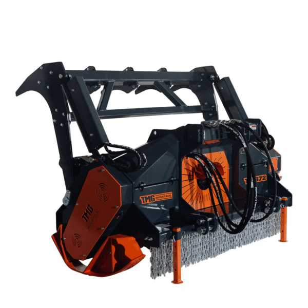 70" Forestry Brush Mulcher, Category 2 Hookup, Widia Cutting Teeth, 70-110 HP Tractors, 3-PTO Shaft Included, TMG-TMB72 - Image 2