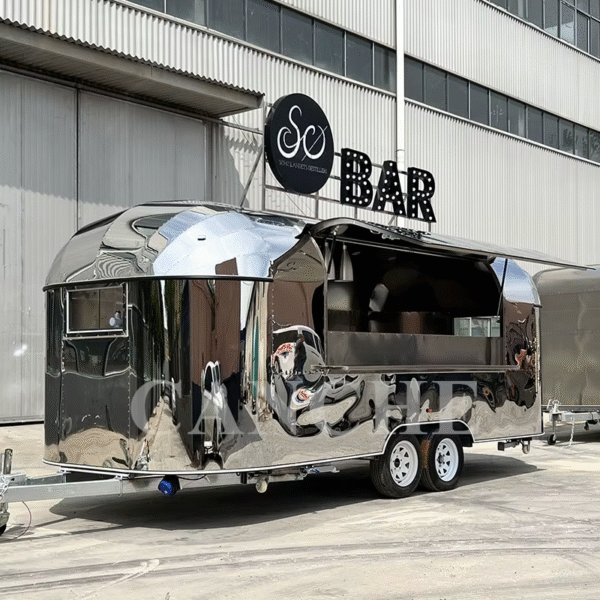 Food Truck with Full Kitchen Food Trailers Full Equipped Coffee Food Cart with UK Standard - Image 2