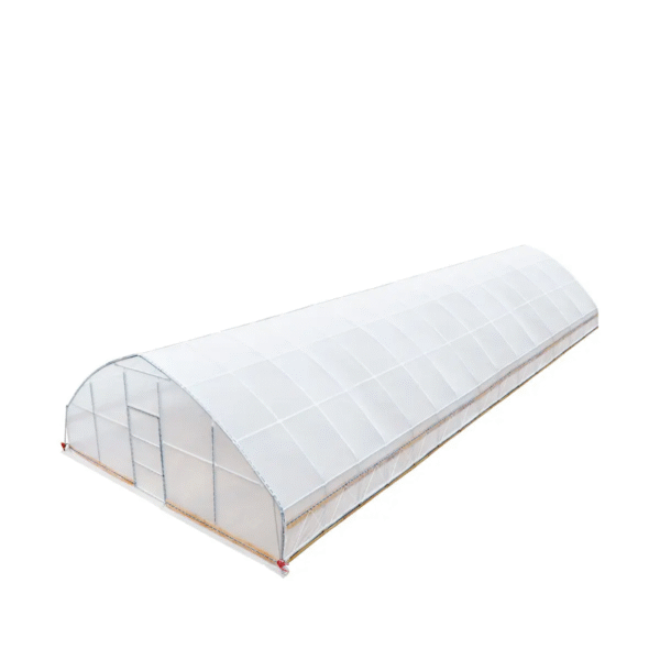 25’ X 60’ Tunnel Greenhouse Grow Tent W/6 Mil Clear EVA Plastic Film, Cold Frame, Hand Crank Roll-Up Sides, Peak Ceiling Roof, TMG-GH2560 - Image 8