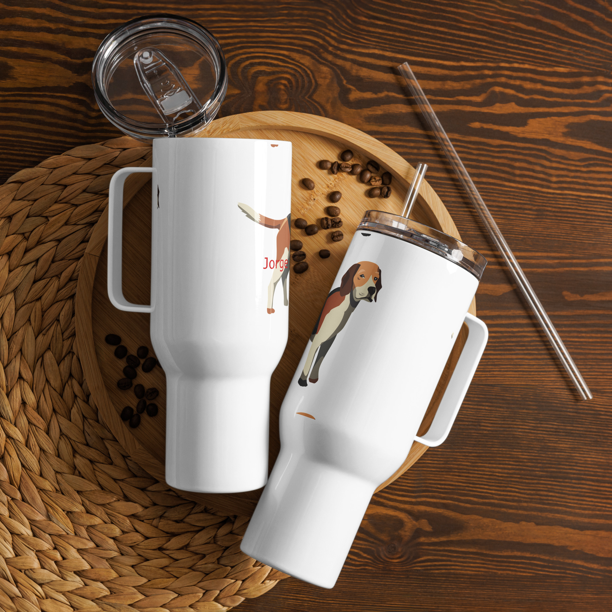 Jorge Travel mug with a handle