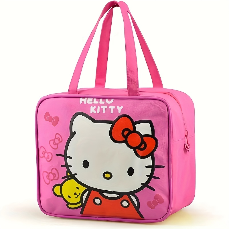 Sanrio Hello Kitty Lunch Bag Reusable, And Can Hold Both Lunch Box And Water Bottle, Suitable for Travel And Outdoor Activities. Daily Use, Holiday Gift - Image 5