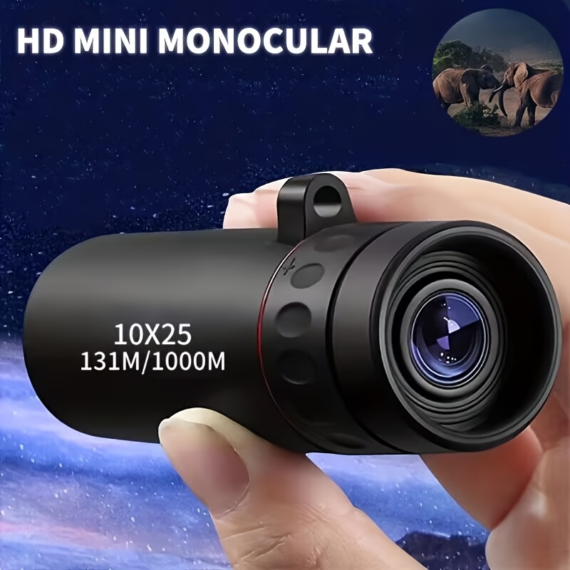 10X Scope Monocular with Built-in Internal Distance Reticle for Golf Hunting