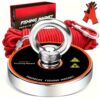 Neodymium Fishing Magnets Kit, Superior Pounds Pulling Force Magnet Fishing Set, High Quality Fishing Magnet For Retrieving In River And Magnet Fishing, One Magnet Tool For Outdoor Use