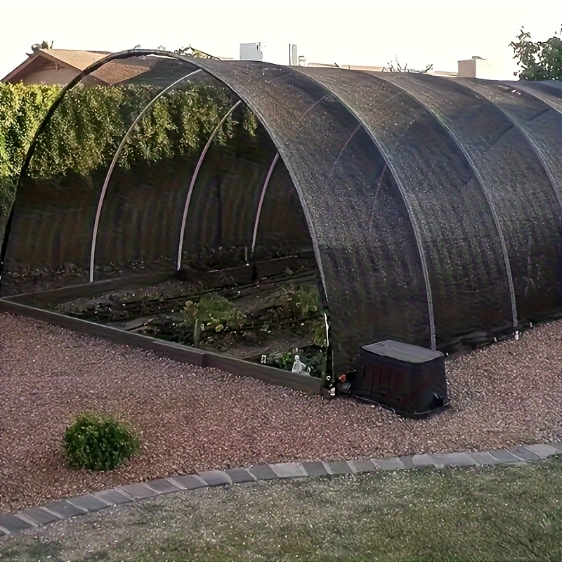 157.48In X 236.22 Heavy Duty UV Barrier Shade Net - 40% UV Protection, 50% Light Transmission PE Fabric Green Roof Cover for Plant Protection, Cooling, And Insect Prevention - Ideal for Outdoor Gardens And Raised Beds