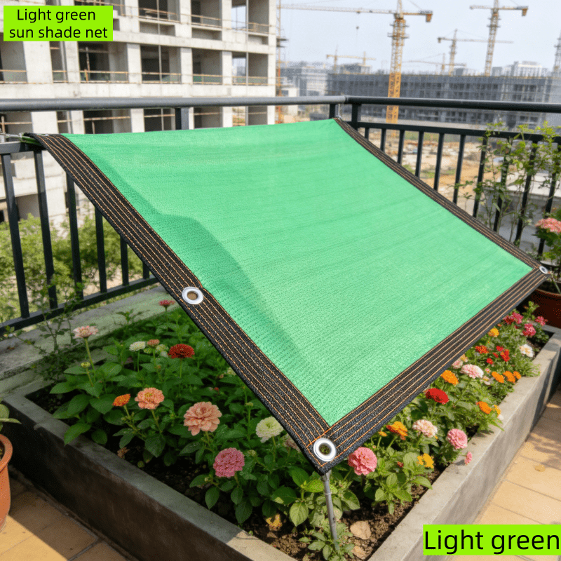 Light Green Citrus Orchard Shade Net, Made of Thickened and Densified Anti-aging Polyethylene Fabric, Strong and Resistant to Wind, Tearing, and Abrasion. Provides Partial Shade for Fruit Trees to Prevent Sunburn, Suitable for Continuous Orchards - Image 3