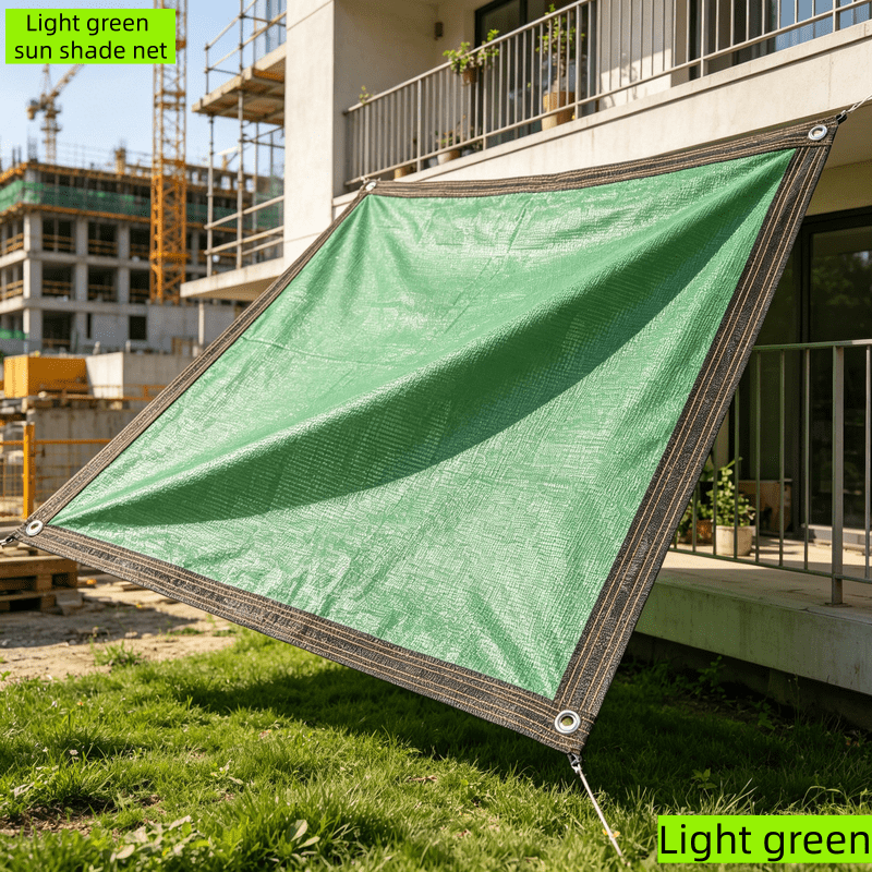 Light Green Citrus Orchard Shade Net, Made of Thickened and Densified Anti-aging Polyethylene Fabric, Strong and Resistant to Wind, Tearing, and Abrasion. Provides Partial Shade for Fruit Trees to Prevent Sunburn, Suitable for Continuous Orchards - Image 6