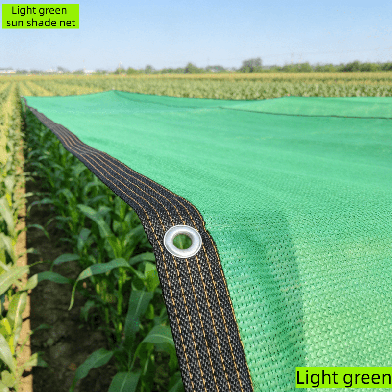 Light Green Citrus Orchard Shade Net, Made of Thickened and Densified Anti-aging Polyethylene Fabric, Strong and Resistant to Wind, Tearing, and Abrasion. Provides Partial Shade for Fruit Trees to Prevent Sunburn, Suitable for Continuous Orchards - Image 2